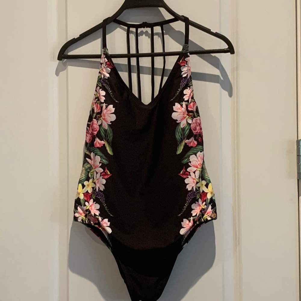 Floral bathing suit